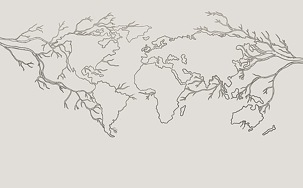 Um mapa do mundo Um mapa do mundo