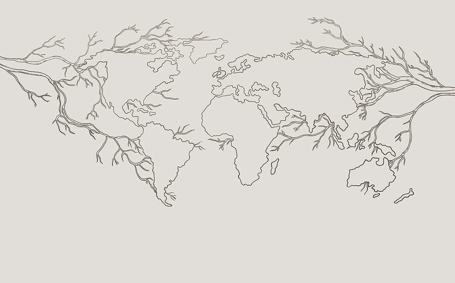 Um mapa do mundo Um mapa do mundo