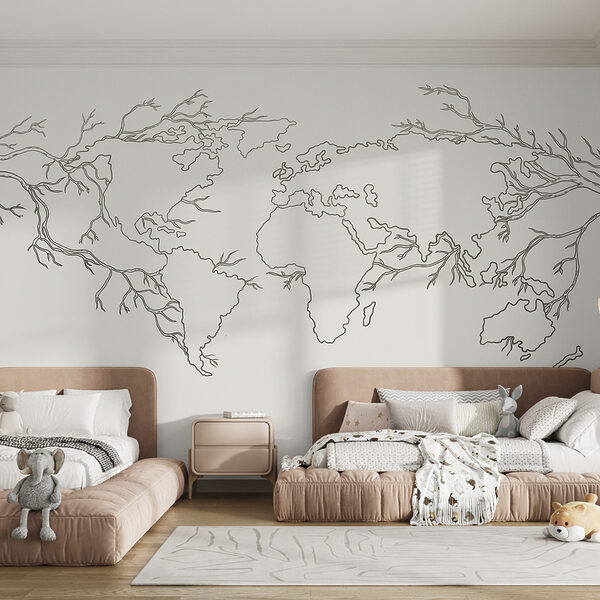 Um mapa do mundo Um mapa do mundo
