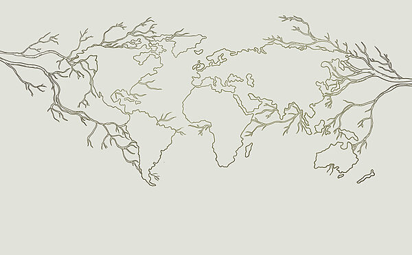 Um mapa do mundo Um mapa do mundo