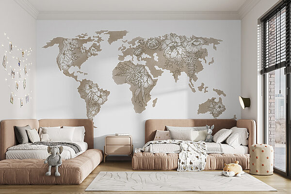 Um mapa do mundo Um mapa do mundo