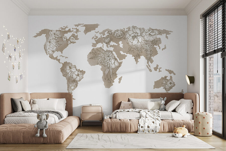 Um mapa do mundo