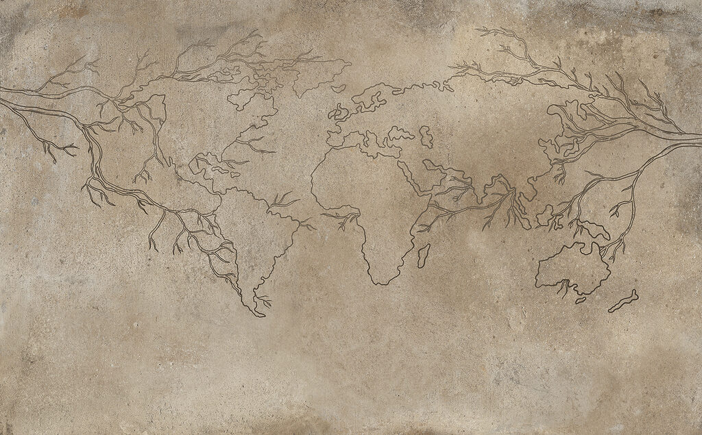 Um mapa do mundo Um mapa do mundo