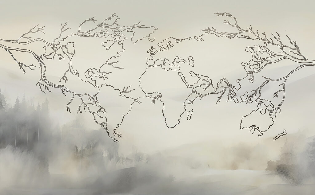 Um mapa do mundo Um mapa do mundo