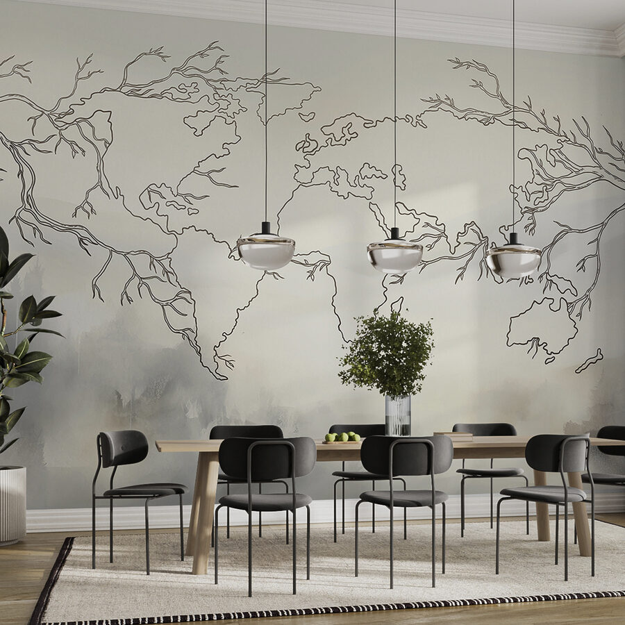 Papel de parede Um mapa do mundo