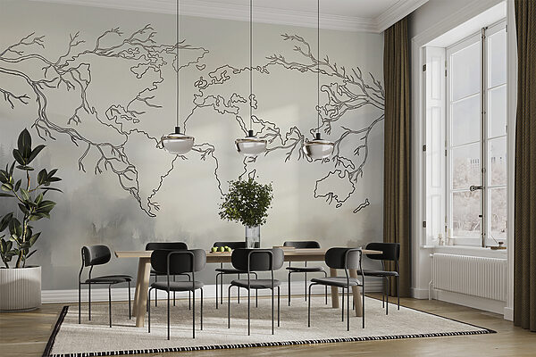 Um mapa do mundo Um mapa do mundo