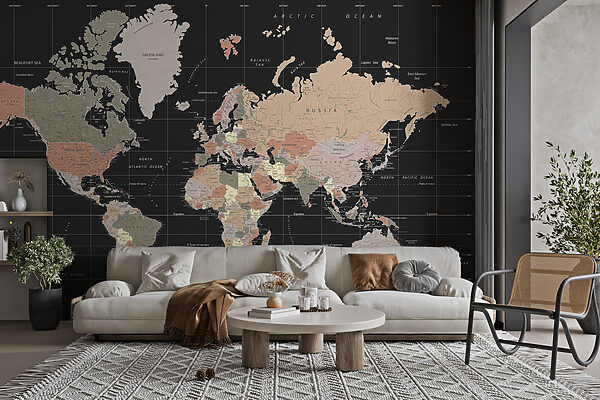 Um mapa do mundo Um mapa do mundo