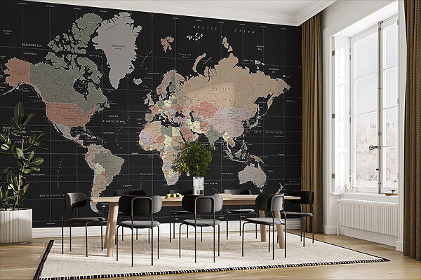 Um mapa do mundo Um mapa do mundo