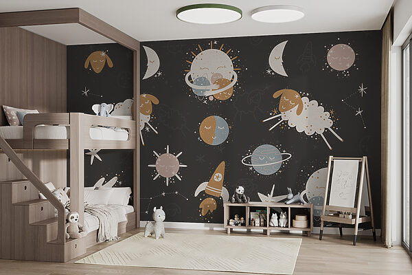 Papel de parede Um grupo de imagens de banda desenhada de planetas e estrelas (REF: u99703) Papel de parede Papel de parede Um grupo de imagens de banda desenhada de planetas e estrelas (REF: u99703)