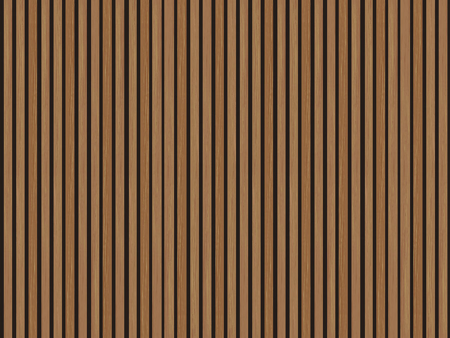 Um grande plano de um painel de madeira