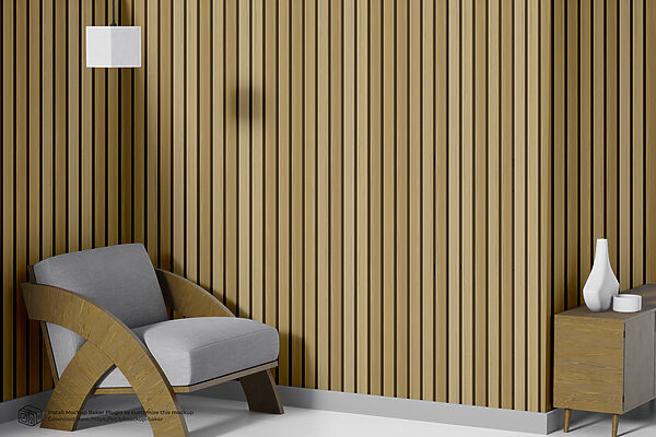 Um grande plano de um painel de madeira Um grande plano de um painel de madeira