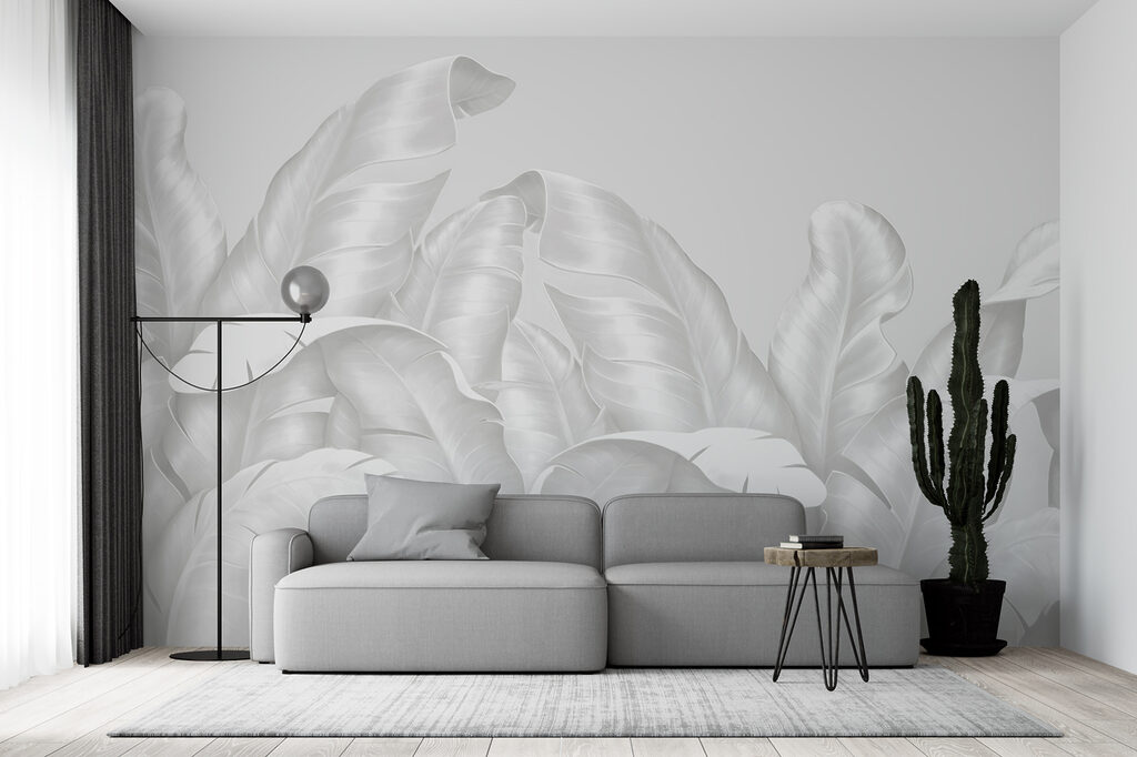 A group of white leaves A group of white leaves