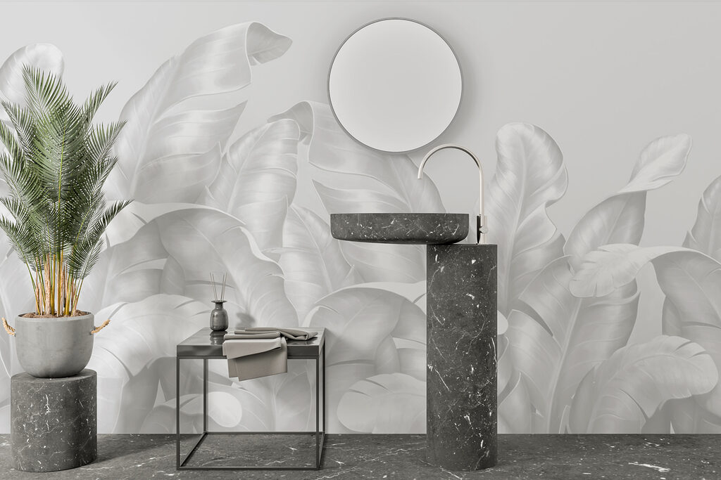 A group of white leaves A group of white leaves