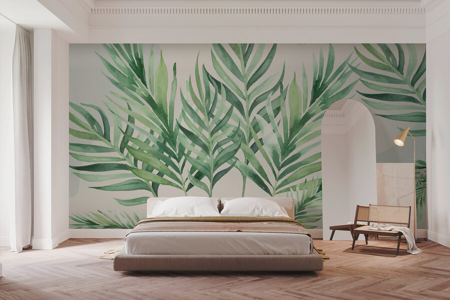 Um grande plano de uma planta