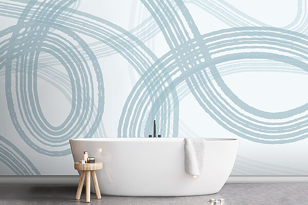 Um fundo cinzento e branco com círculos Um fundo cinzento e branco com círculos
