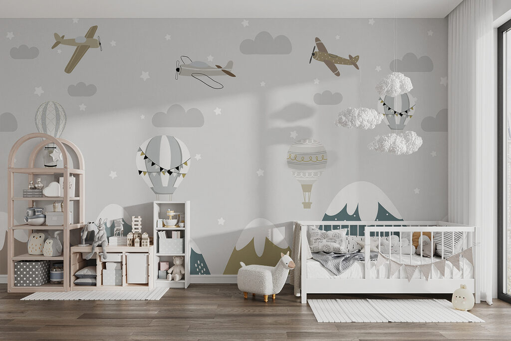 Um papel de parede com montanhas e aviões w00401pir2mr 1024x683 - Um papel de parede com montanhas e aviões