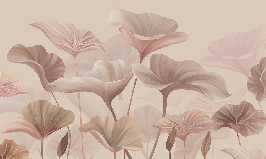 Um grande plano de flores