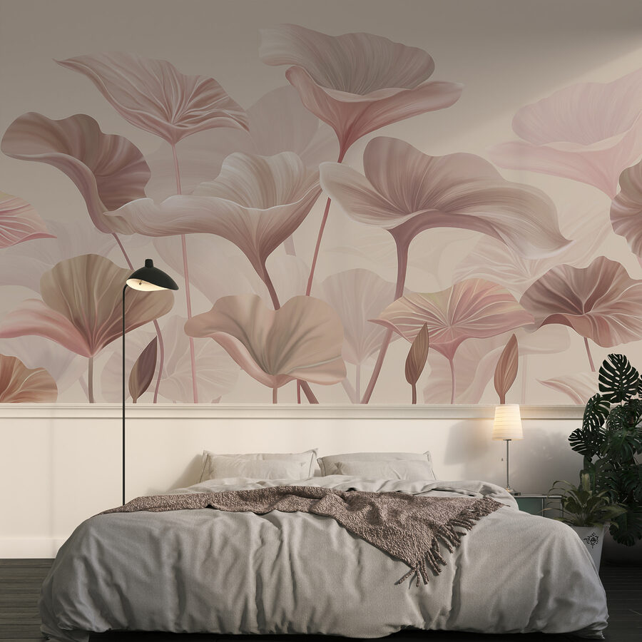 Um grande plano de flores