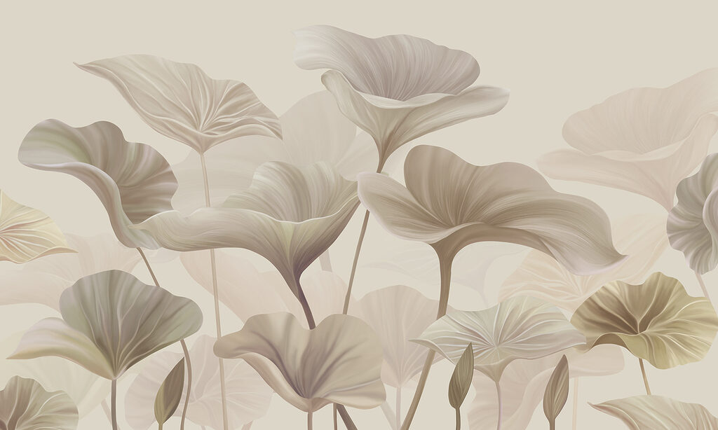 Um grande plano de flores Um grande plano de flores