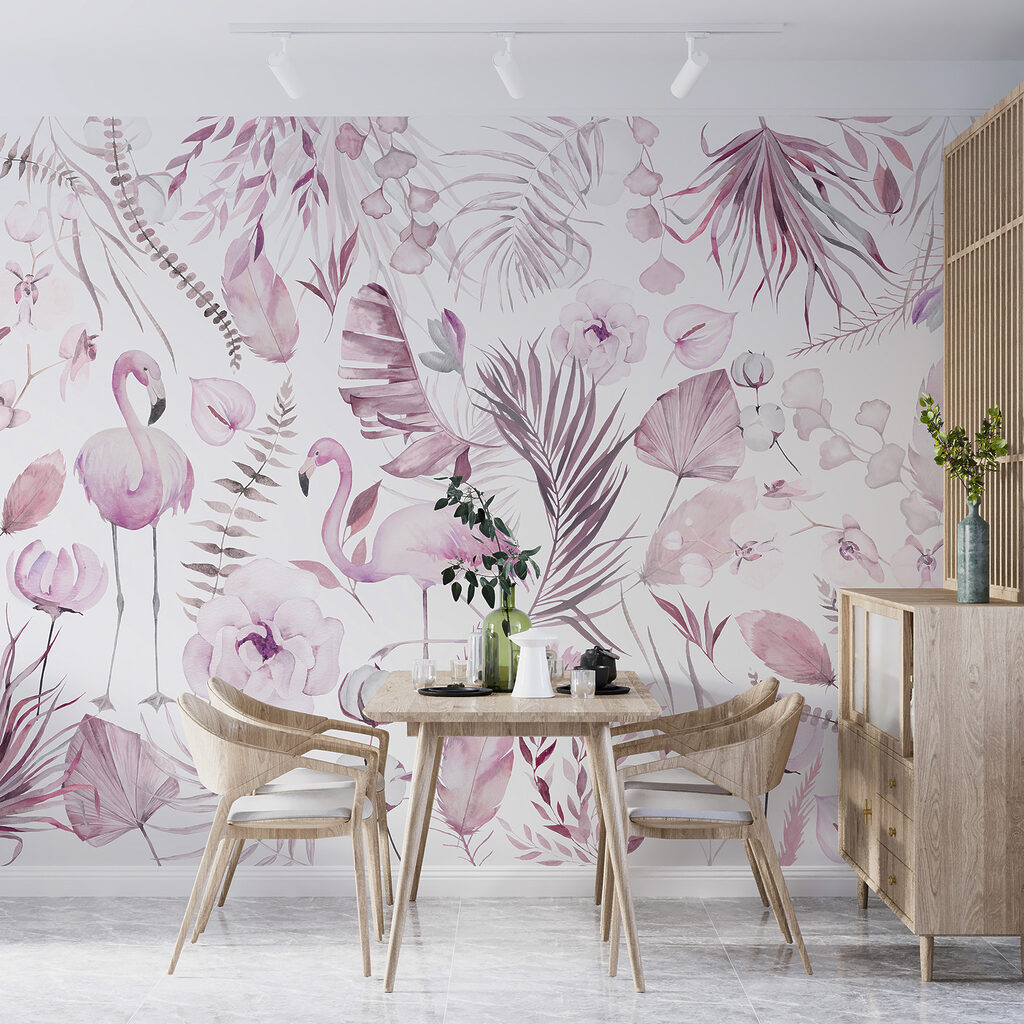 w00507v2pig9ms 1024x1024 - Um padrão de flores e flamingos - tegory
