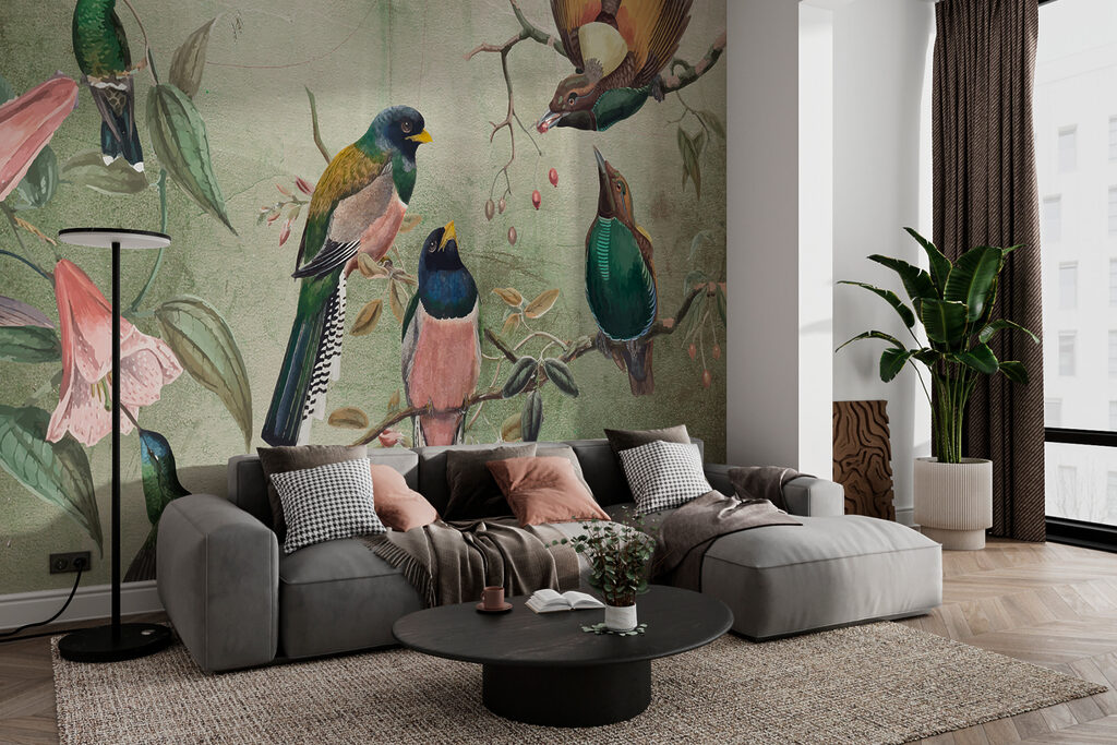 Um grupo de pássaros num ramo w00543pig201r 1024x683 - Um grupo de pássaros num ramo - tegory