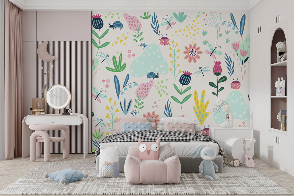 Um padrão de flores e insectos w00554pir8r 1024x683 - Um padrão de flores e insectos - tegory