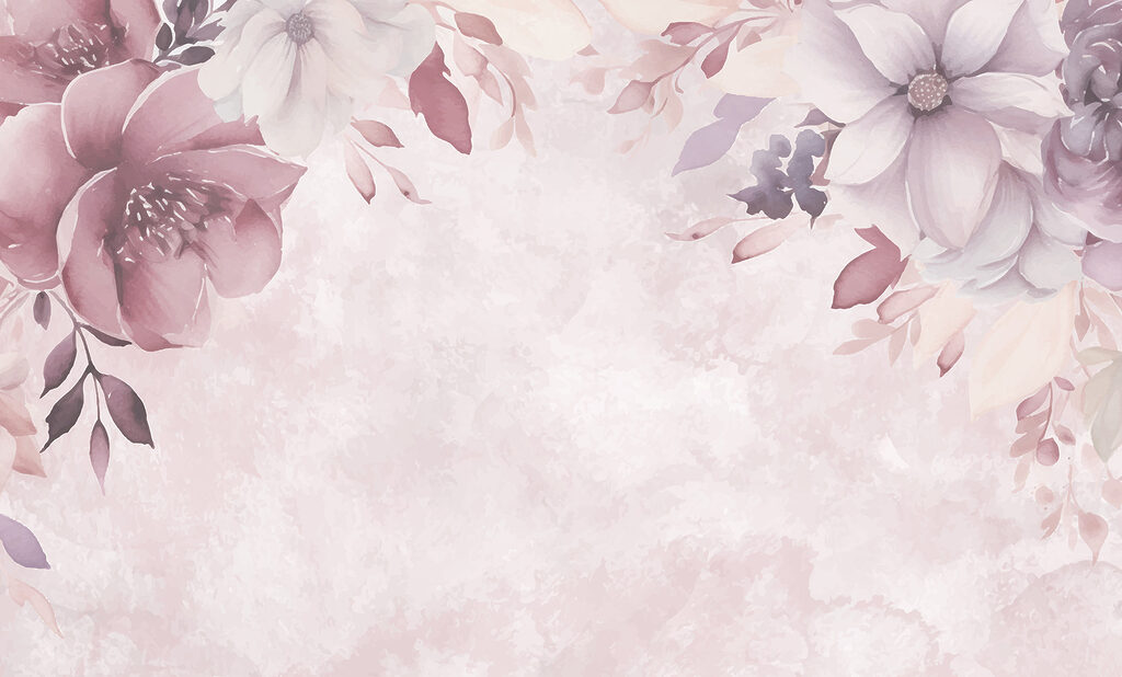 Um arranjo de flores cor-de-rosa e brancas Um arranjo de flores cor-de-rosa e brancas