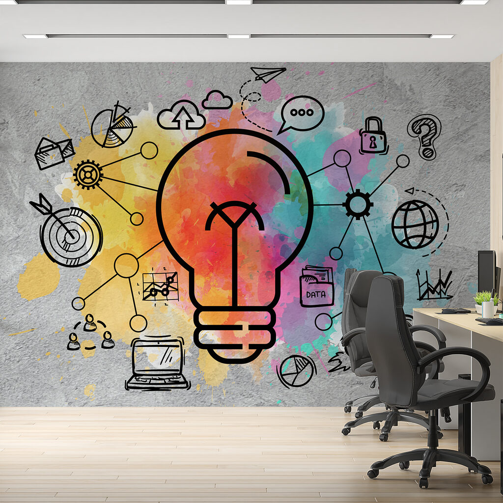 Uma lâmpada com um fundo colorido w00614piw3ms 1024x1024 - Uma lâmpada com um fundo colorido - tegory