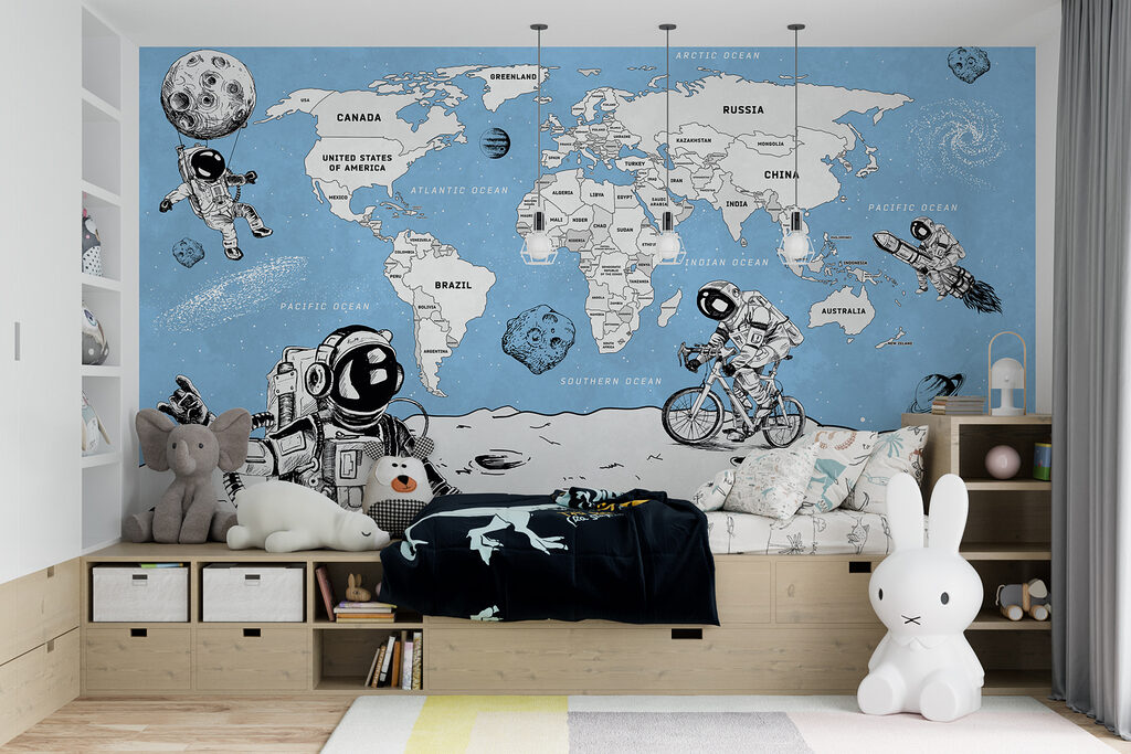 Um desenho de dois astronautas na Lua w00473pir2r 1024x683 - Um desenho de dois astronautas na Lua - tegory