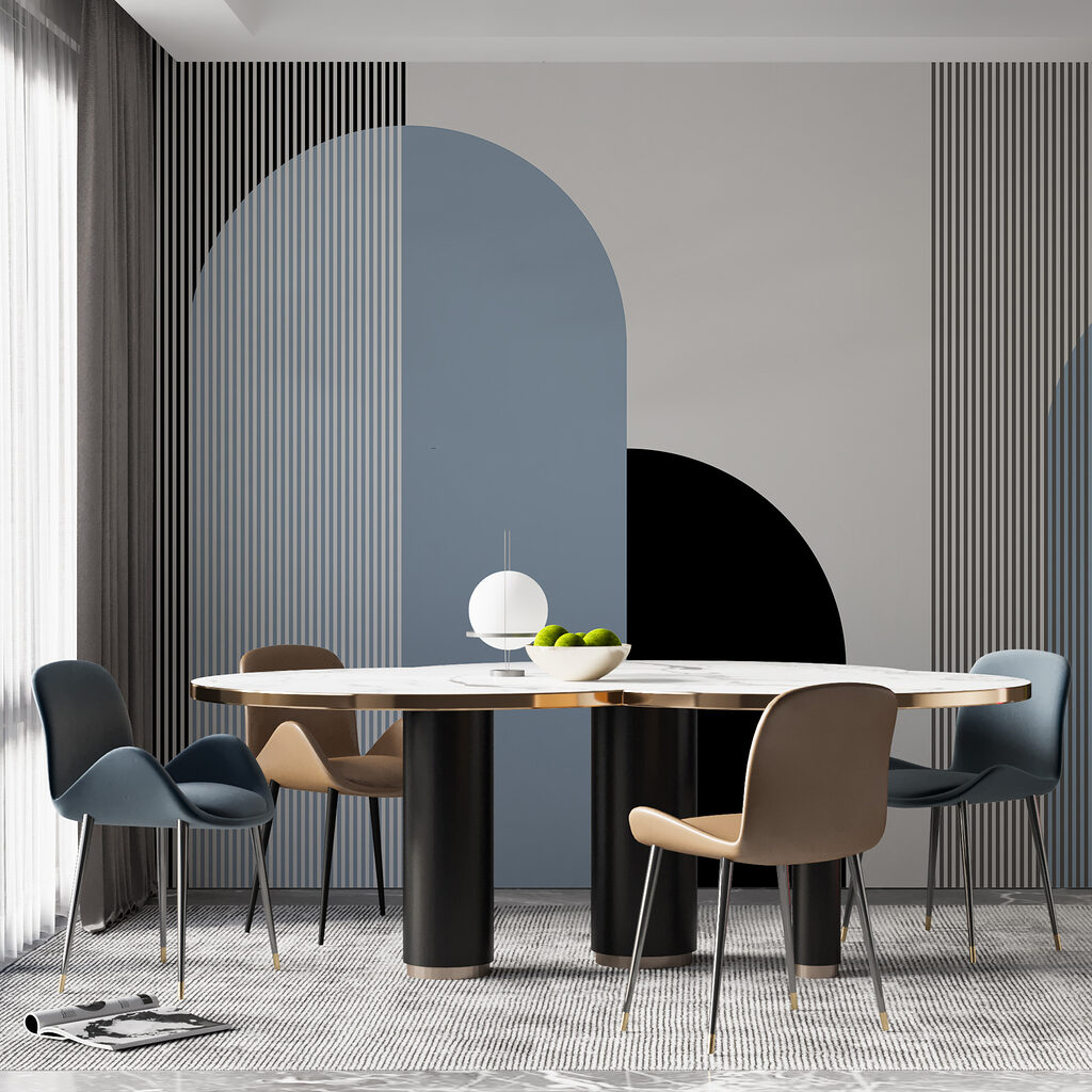 Formas geométricas a preto e branco e azul w00631v2piq1ms 1024x1024 - Formas geométricas a preto e branco e azul - tegory