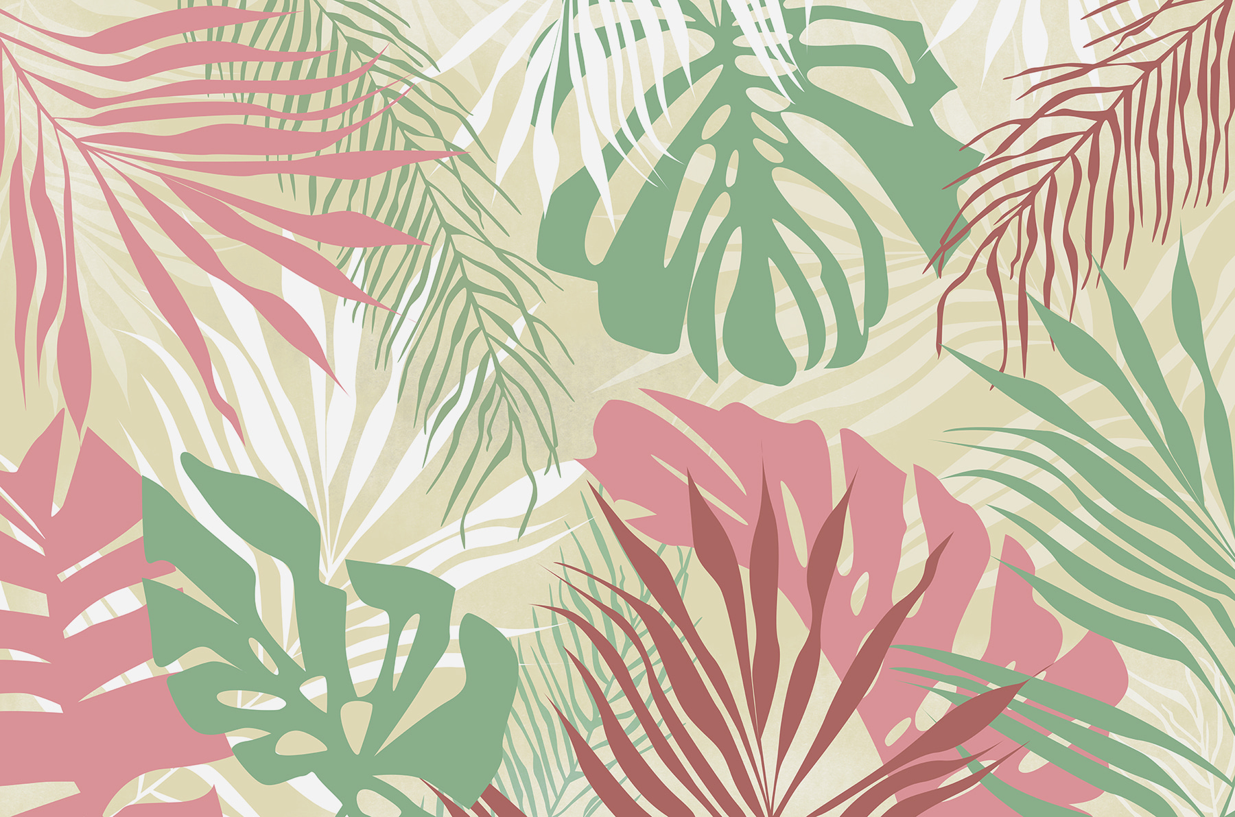 Um padrão de folhas sobre um fundo branco w00676p - Um padrão de folhas sobre um fundo branco - tegory