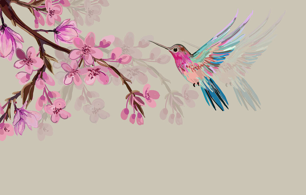 w00693v1p 1024x651 - Um pássaro a voar junto a um ramo de flores - tegory