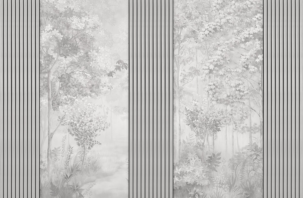 Uma parede com uma linha vertical alta Uma parede com uma linha vertical alta