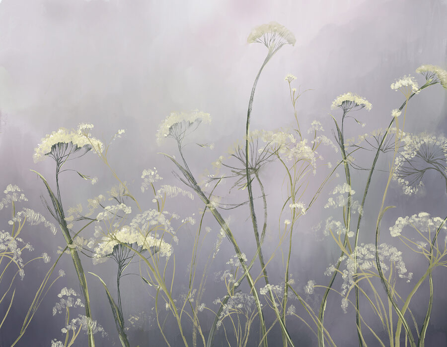 Um grande plano de flores