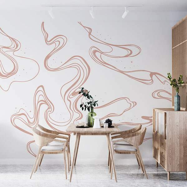 Um fundo branco com linhas castanhas Um fundo branco com linhas castanhas