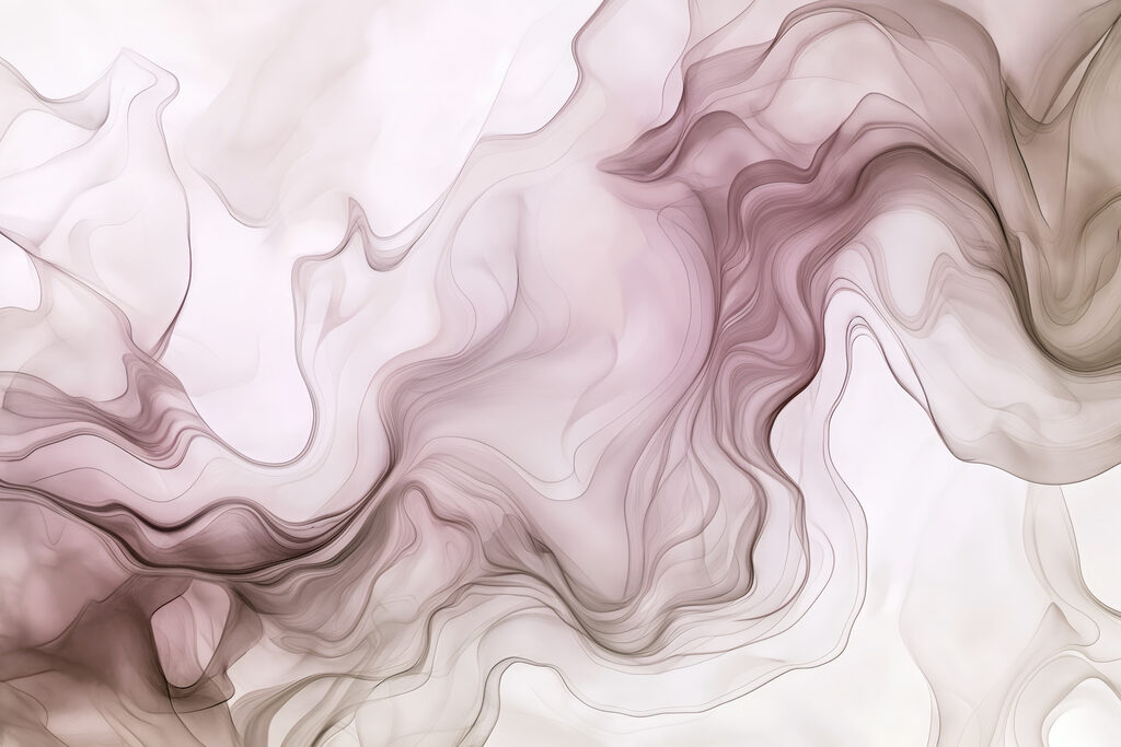 Um grande plano de um fumo cor-de-rosa e branco Um grande plano de um fumo cor-de-rosa e branco