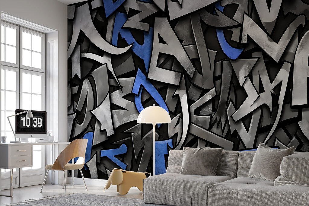 A close up of a pattern