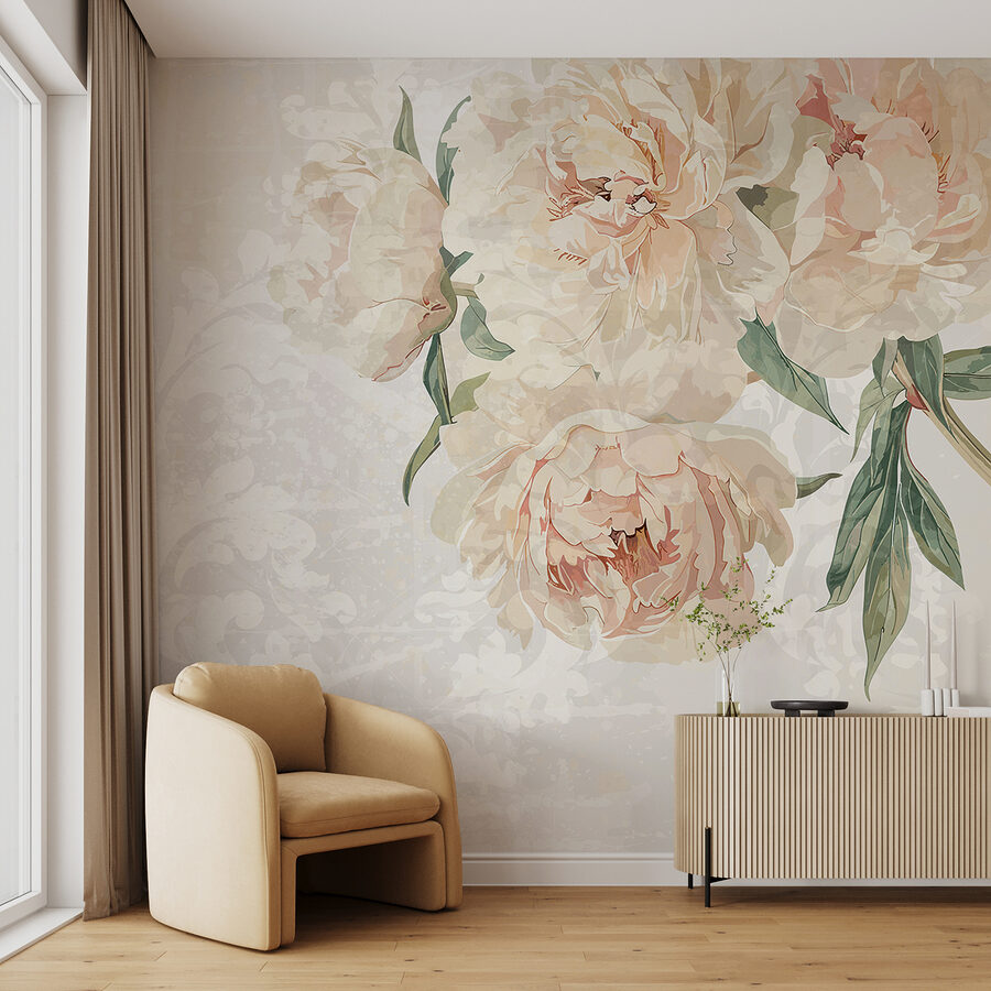 Papel de parede Um grande plano de flores - Image 3