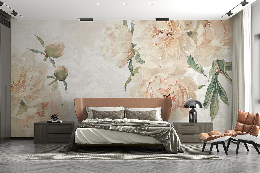 Papel de parede Um grande plano de flores - Image 4