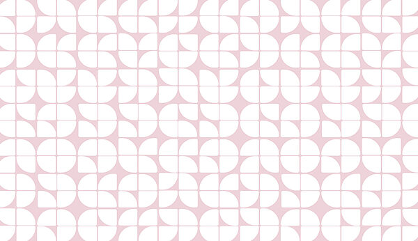 Um padrão de círculos brancos e cor-de-rosa Um padrão de círculos brancos e cor-de-rosa