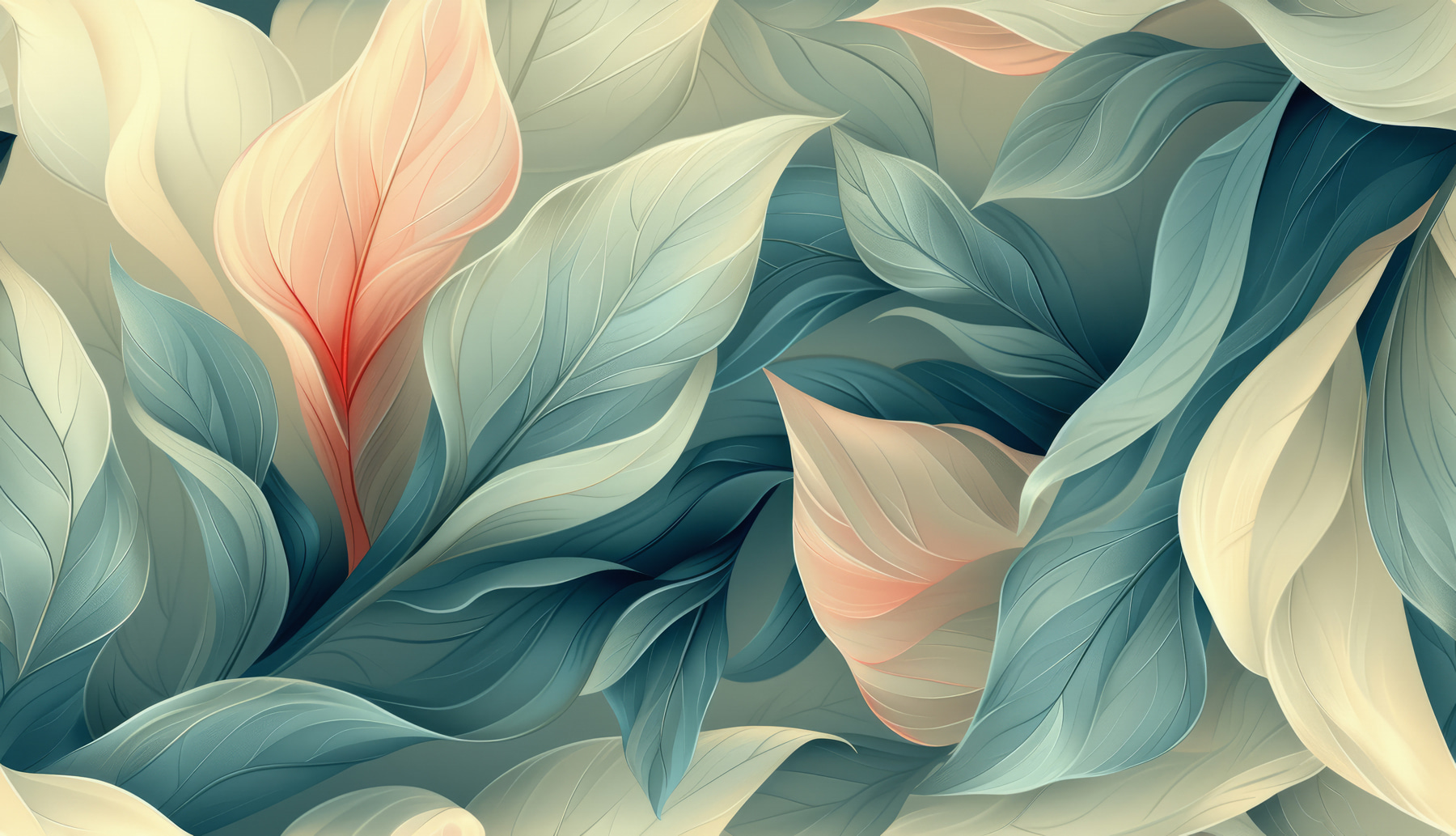 A close up of leaves