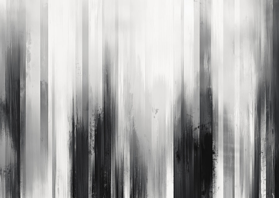 Uma pintura a preto e branco