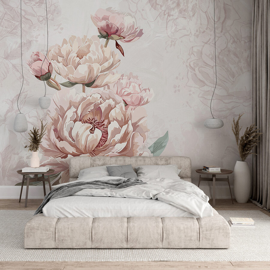 Grande plano de flores