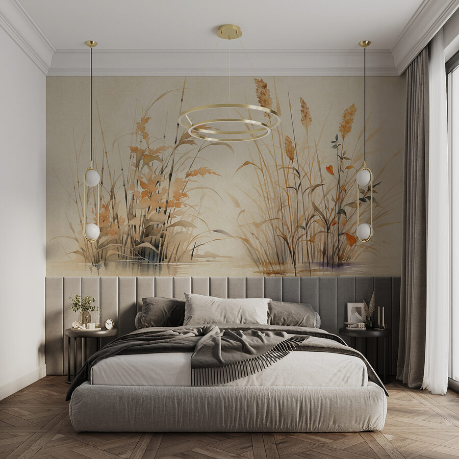 Pintura a aguarela de plantas