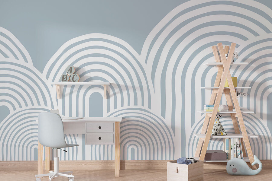 Fundo branco e cinzento com linhas brancas