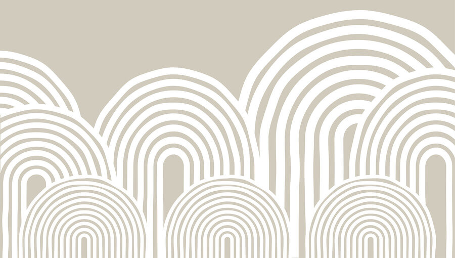 Fundo branco e cinzento com linhas curvas