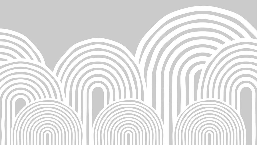 Fundo branco e cinzento com linhas curvas
