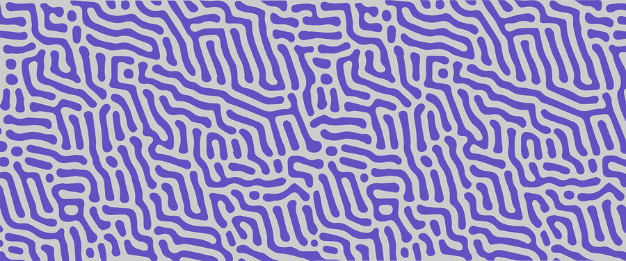 Papel de parede Padrão roxo e branco - Image 3