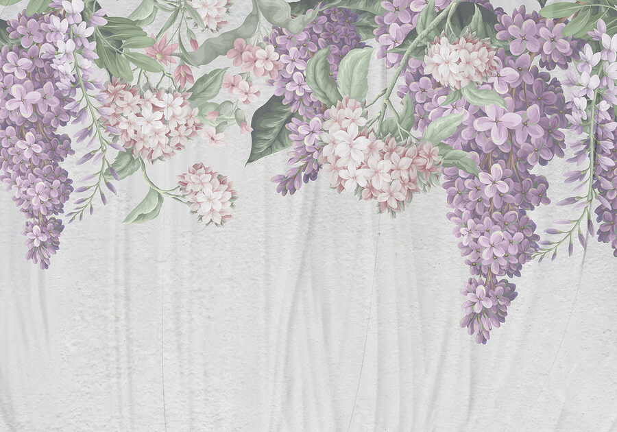 Grande plano de flores