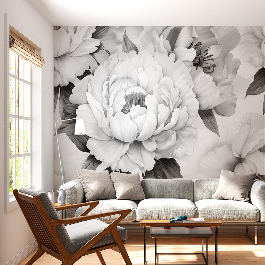 Grande plano de flores